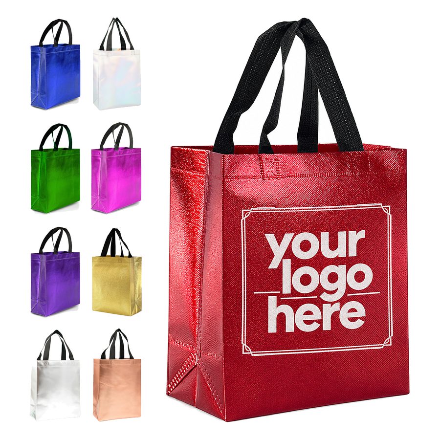 Waterproof Polypropylene Gift Tote With Shiny Finish