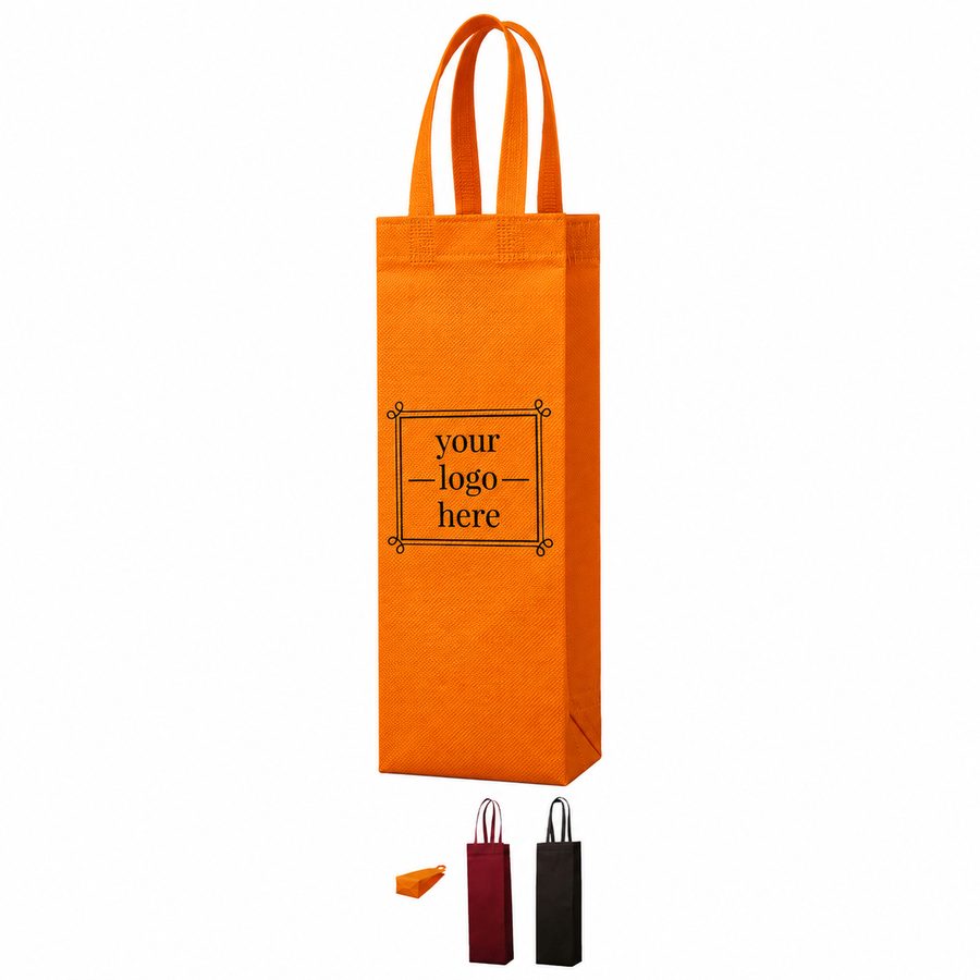 Non-Woven Single-Bottle Wine Carry Bag