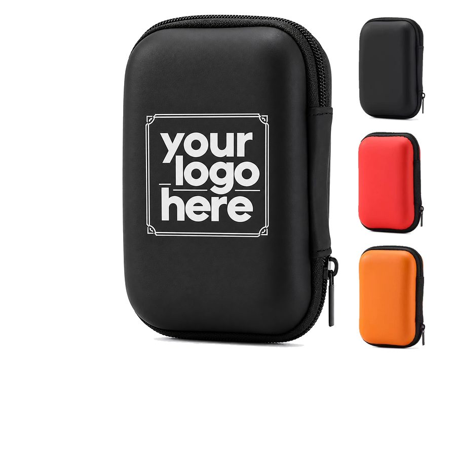 Portable Zippered Earbud And Cable Storage Bag