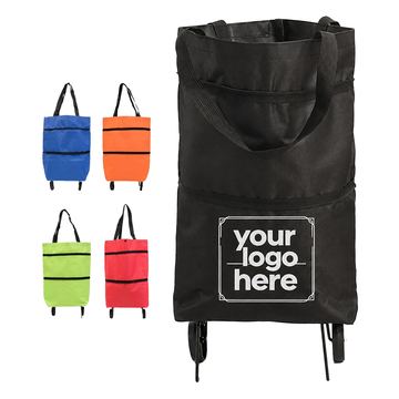 Collapsible Wheeled Shopping Bag