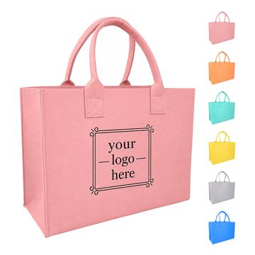 Thickened Felt Tote Bag With Sturdy Handles