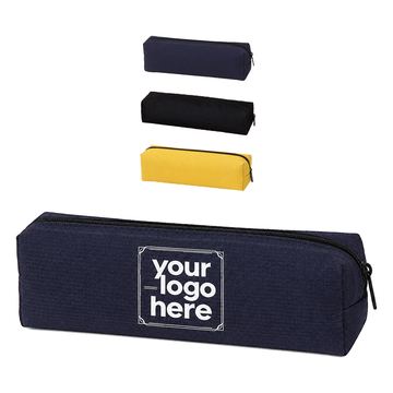 Large-Capacity Canvas Pencil Case With Zipper