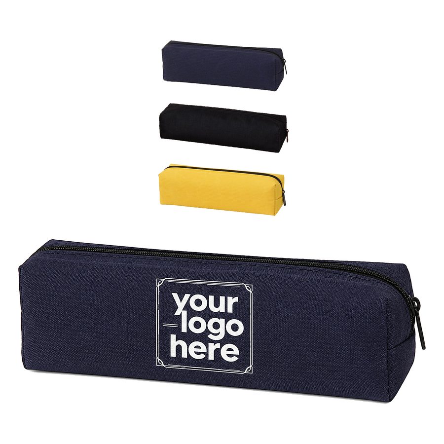 Large-Capacity Canvas Pencil Case With Zipper
