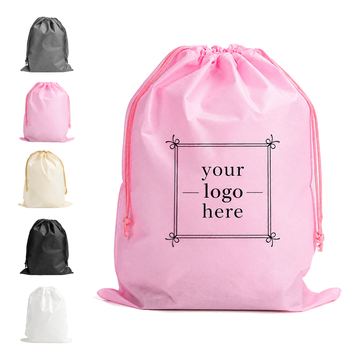 Nonwoven Drawstring Storage Pouch
