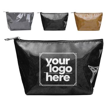 Washed Kraft Paper Toiletry Bag