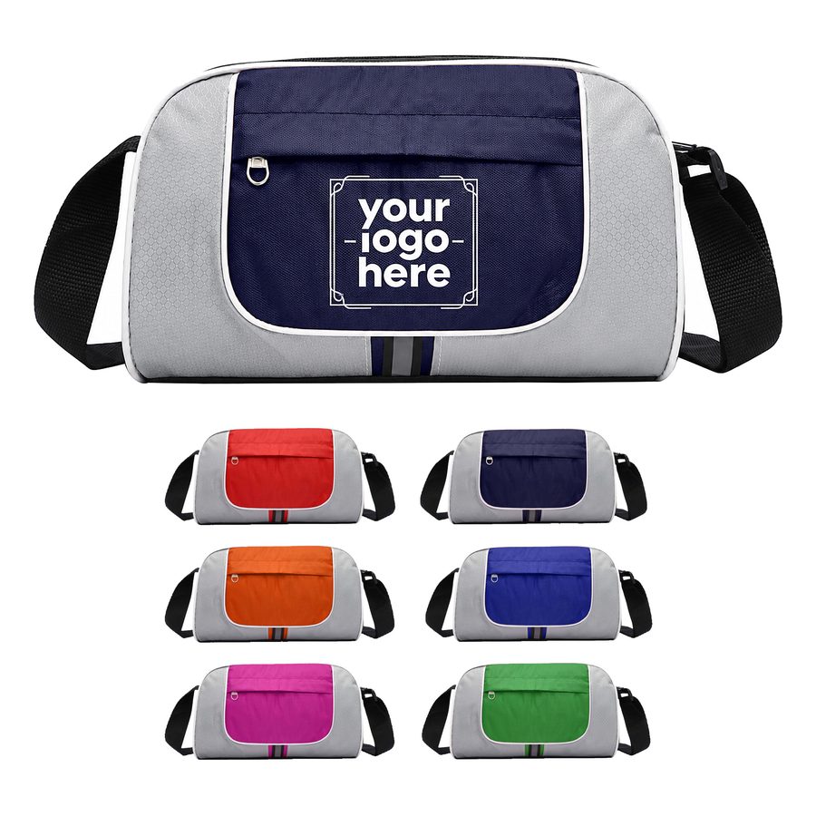 Travel Bag With Reinforced Handles And Detachable Shoulder Strap