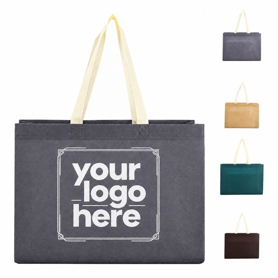 Nonwoven Fabric Tote Bag With Carry Handles
