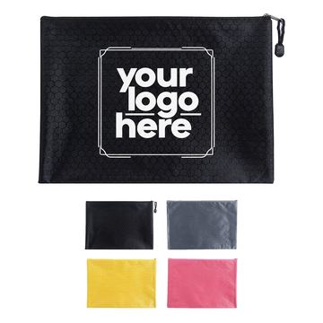 Hexagon-Texture Waterproof Oxford Fabric Document Bag