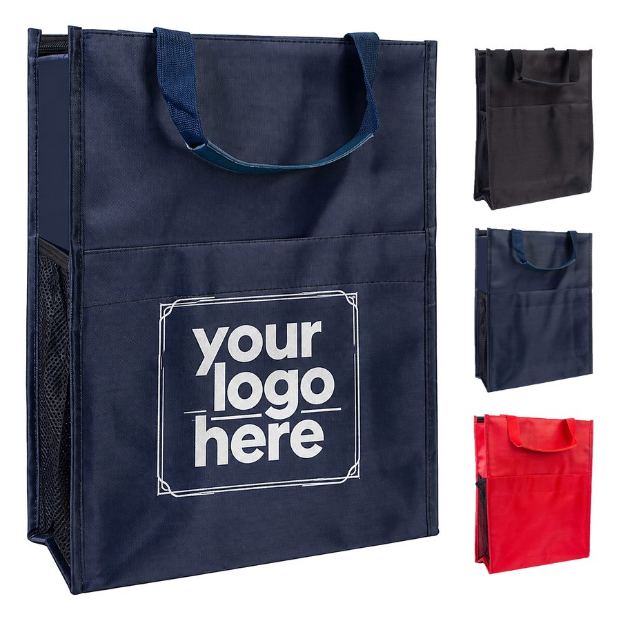 Three-Compartment Oxford Cloth Tote Bag