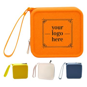 Square Silicone Change And Cosmetic Pouch