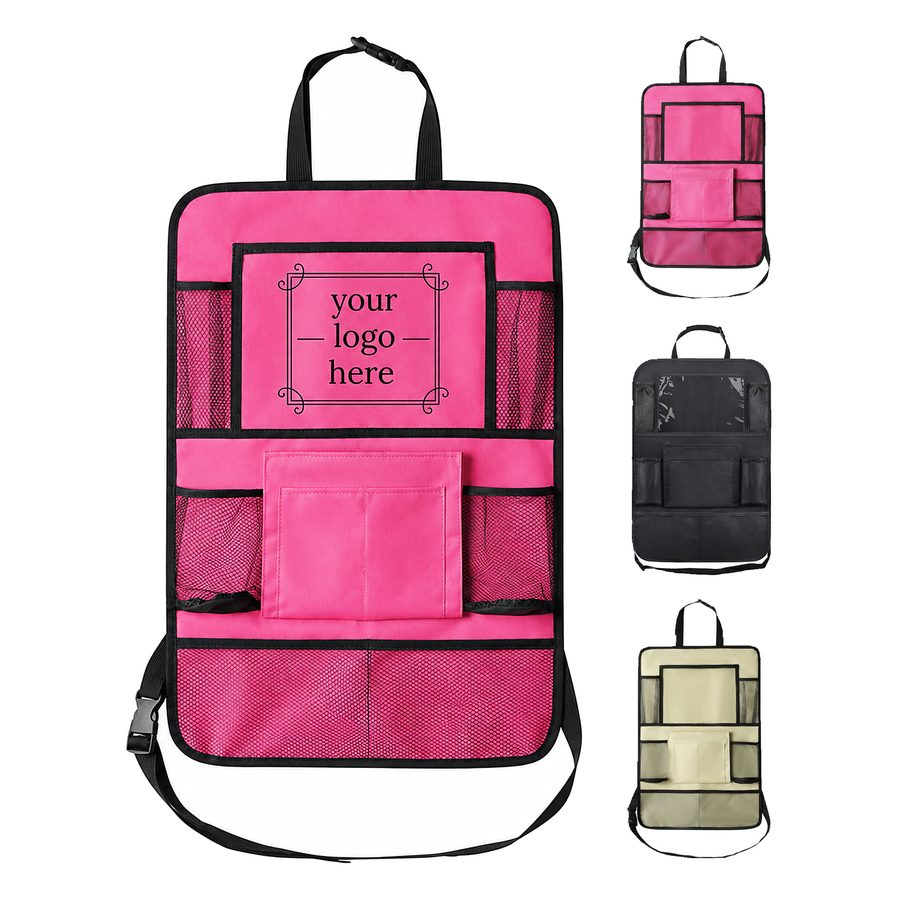Vehicle Organizer With Clear Tablet Pocket