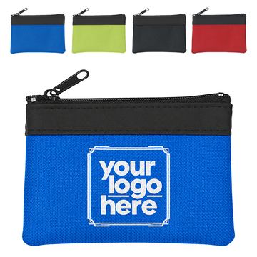 Oxford Fabric Zipper Coin Pouch