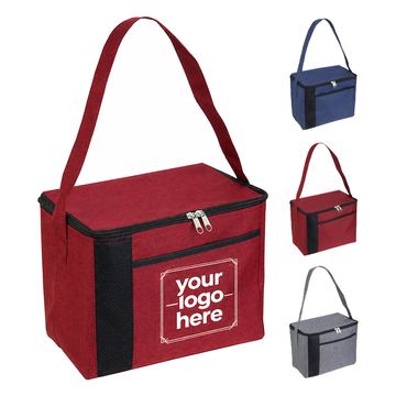 Oxford Cloth Insulated Cooler With Carrying Strap