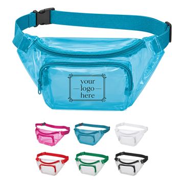 Transparent Waist Pack With Front Pocket
