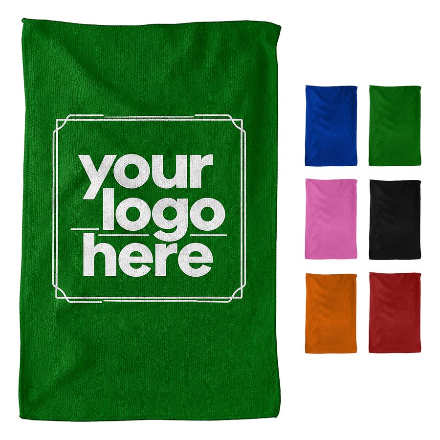 Rectangular Microfiber Rally Towel
