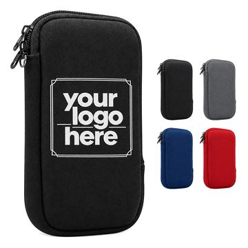 Neoprene Clamshell Phone Pouch
