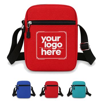 Compact Upright Oxford Cloth Crossbody Bag