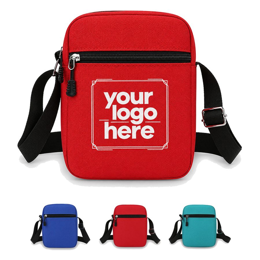 Compact Upright Oxford Cloth Crossbody Bag