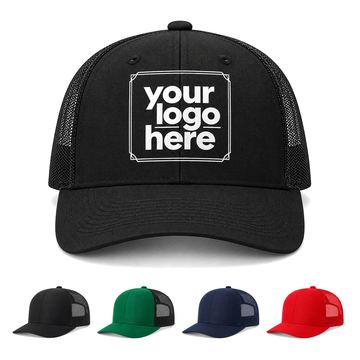 Structured-Front Cotton Trucker Cap