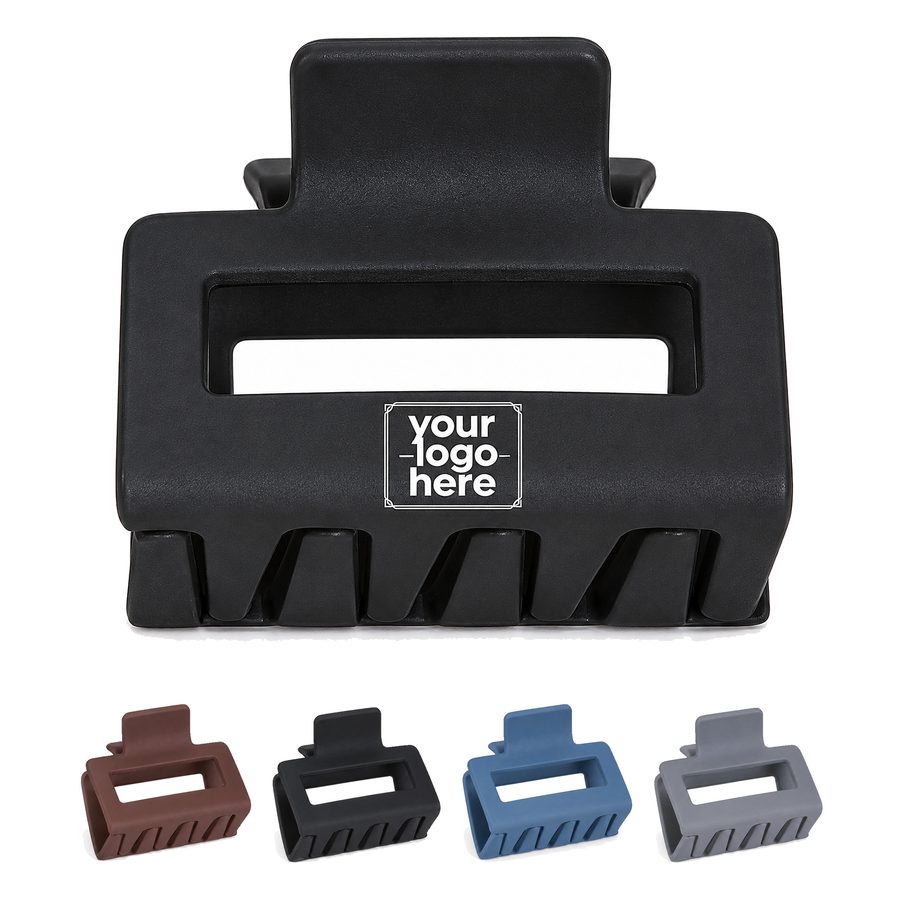 Rectangular Cutout Hair Claw Clip