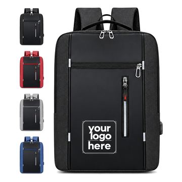 Slim Laptop Backpack With External Charging Port