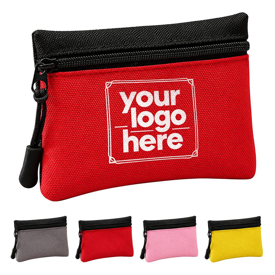 Rectangular Oxford Cloth Coin Pouch