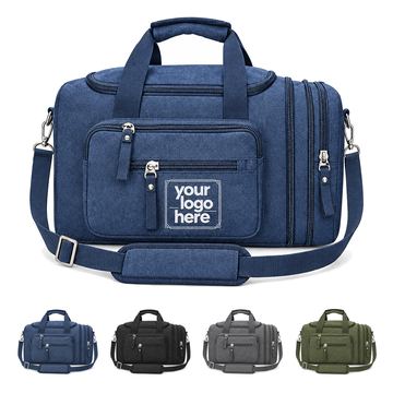 Expandable Canvas Duffel Bag