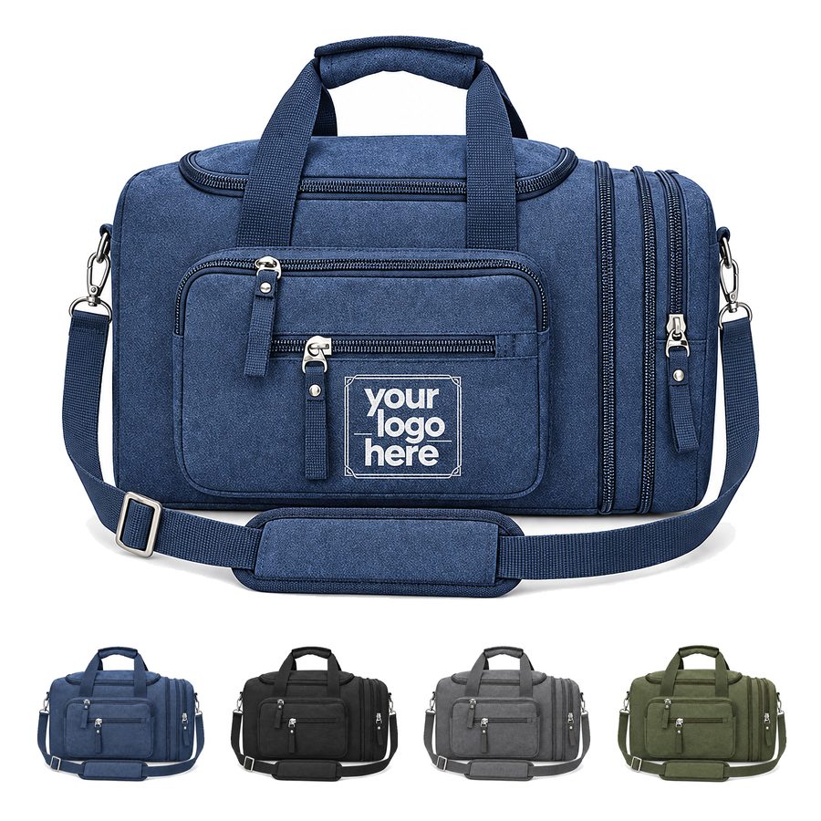 Expandable Canvas Duffel Bag