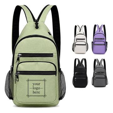 Convertible Backpack With Zip-Together Shoulder Straps