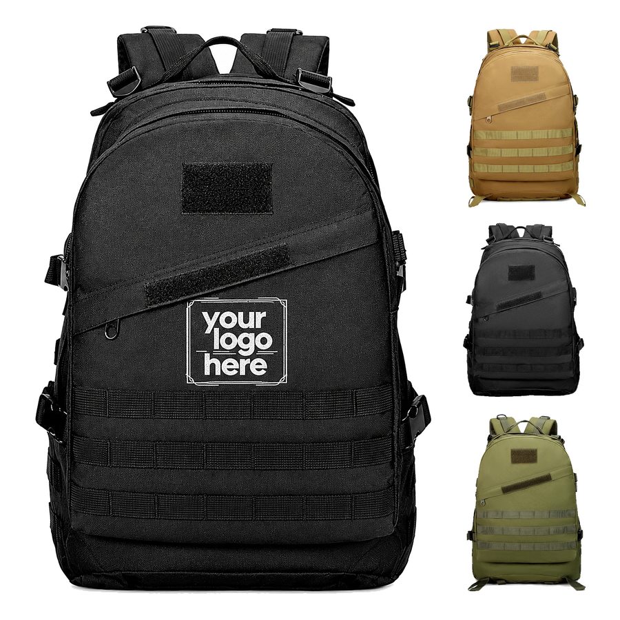 Oxford Cloth Tactical Backpack With Compression Straps