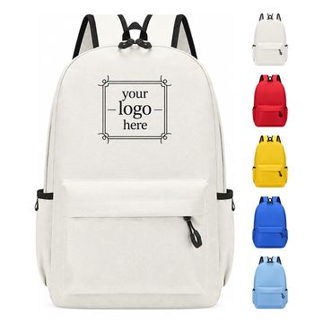 School Backpack With Front And Side Pockets