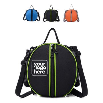 Round Oxford Fabric Basketball Backpack