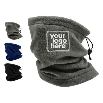 Drawcord-Adjustable Tubular Neck Warmer