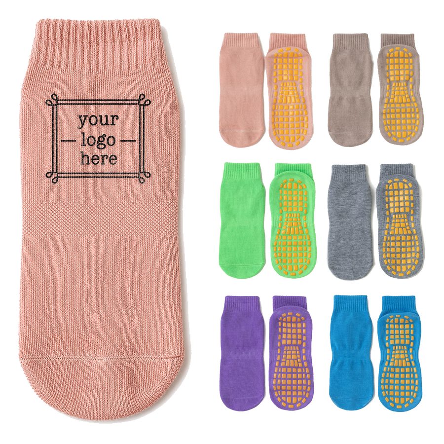 Square-Pad Ankle Grip Sock