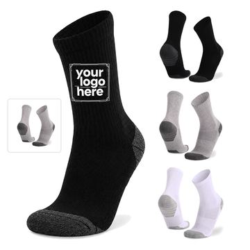 Crew Sock With Contrasting Foot Panels