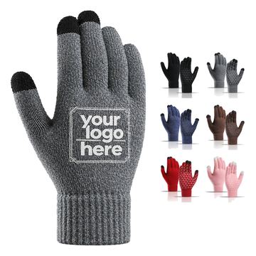 Five-Finger Glove With Touchscreen Fingertips