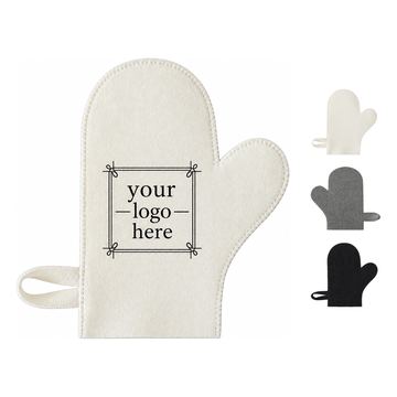 Wool Sauna Mitt With A Separate Thumb