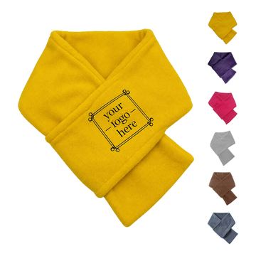 Fleece Scarf With Fringe-Free Ends