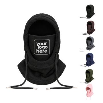 Drawstring-Adjustable Fleece Balaclava