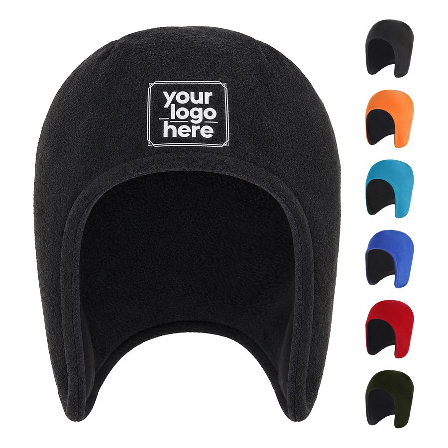 Fleece Winter Hat With Extended Earflaps