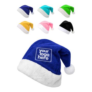 Santa Hat With A Wide White Cuff