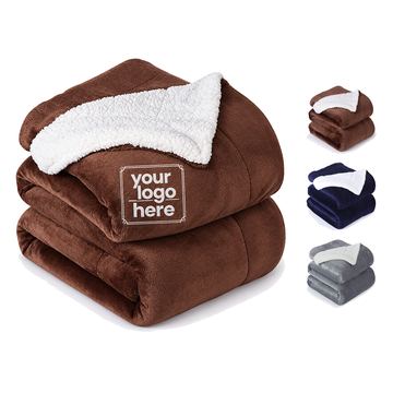 Sherpa-Backed Rectangular Blanket