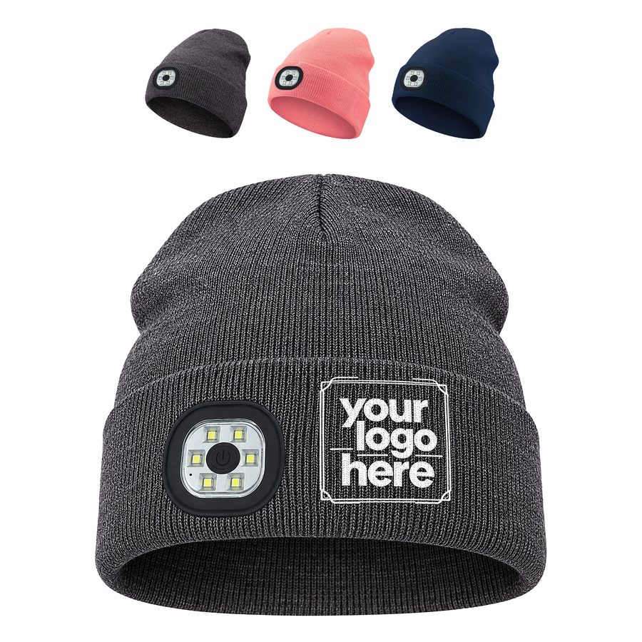 Rechargeable Lighted Knit Beanie