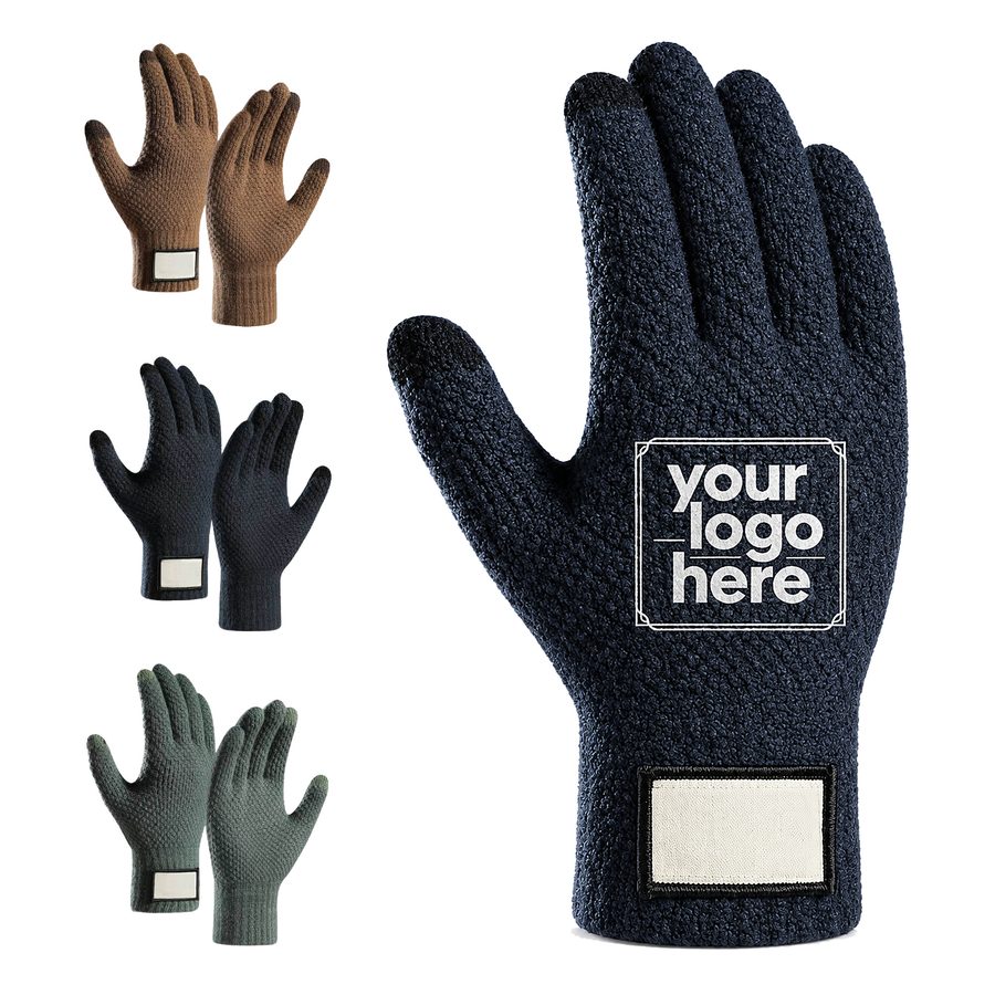 Ribbed-Cuff Winter Glove
