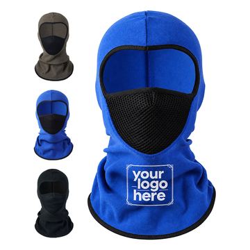 Fleece-Lined Balaclava With Mesh Face Panel