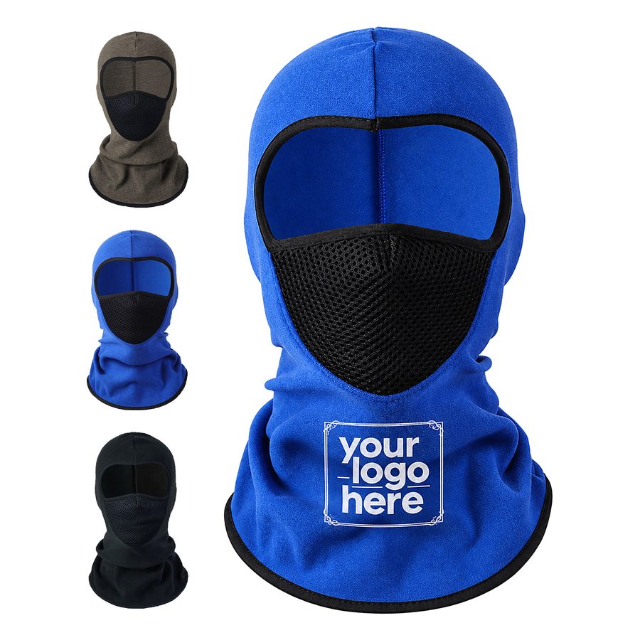 Fleece-Lined Balaclava With Mesh Face Panel