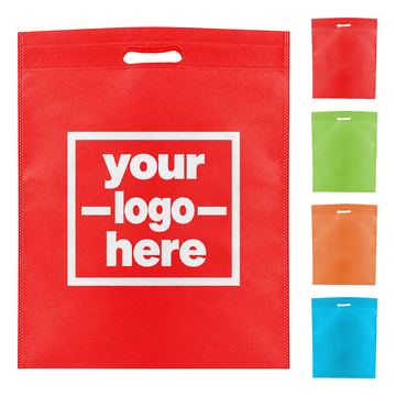 Flat Non-Woven Tote Bag With A Reinforced Top Edge