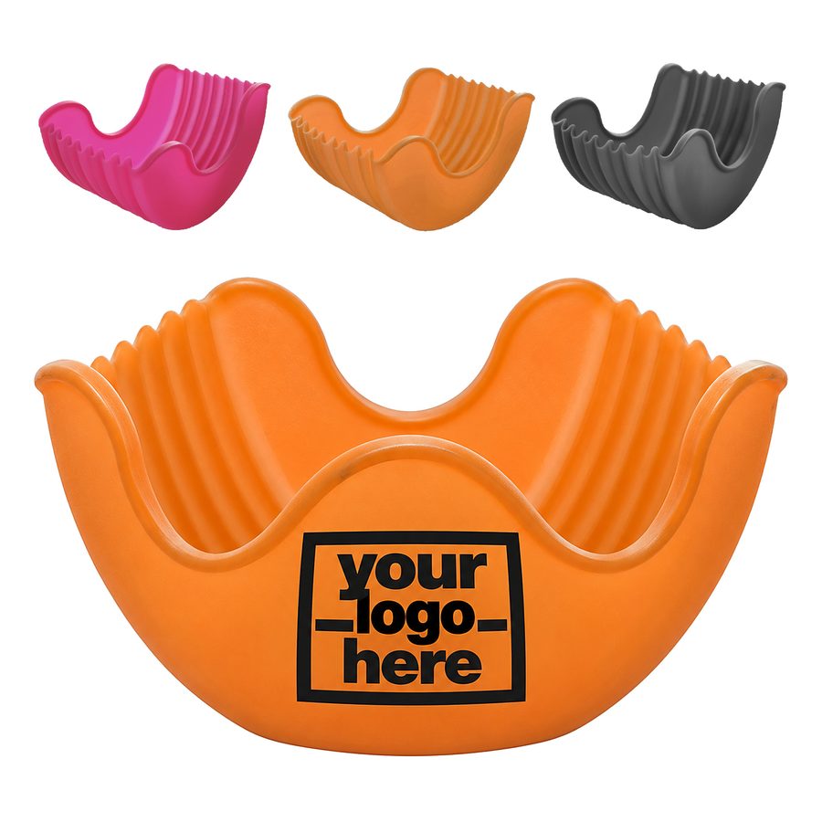 Open-Top Burger Holder With Corrugated Sides