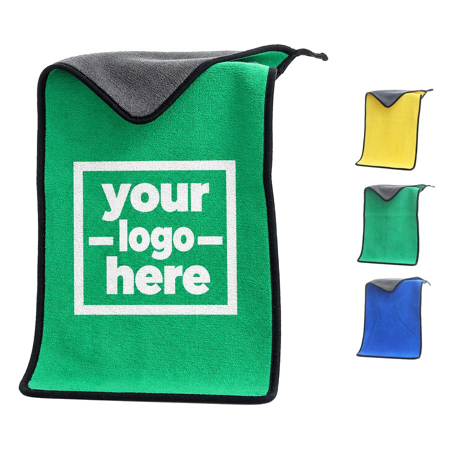 Bound-Edge Microfiber Cleaning Towel
