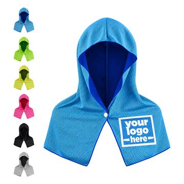 Mesh-Textured Hooded Cooling Towel